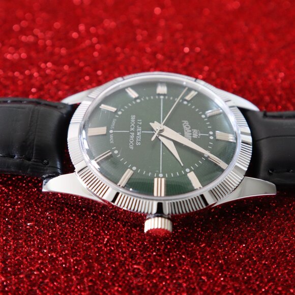 Vintage Roamer Swiss-made, professionally refurbished: 17‑jewel Manual-Wind - Picture 5 of 8